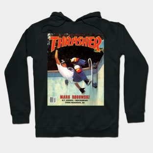 80s skate poster vintage aesthetic Hoodie